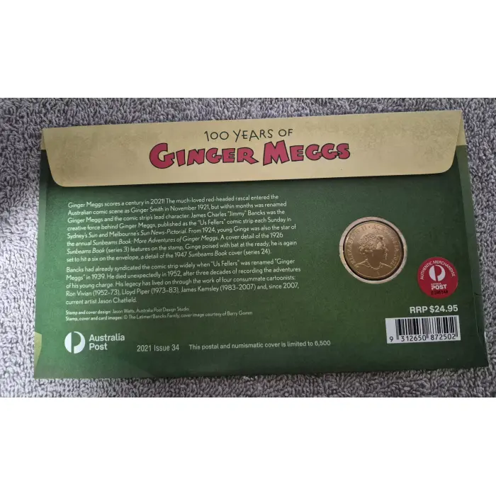 2021 Ginger Meggs PNC