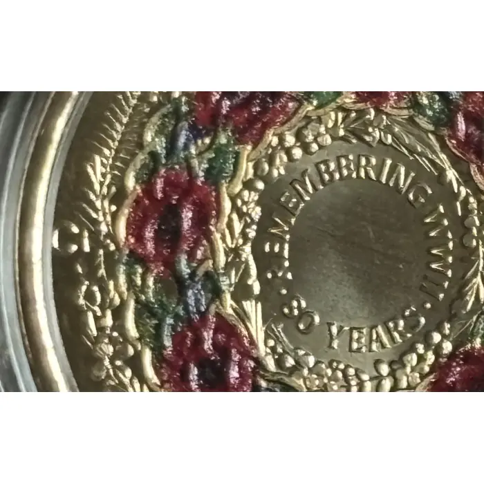 2025 $2 C-MINT REMEMBRANCE 80th ANNIVERSARY WWII "POPPY WREATH" COIN ON CARD