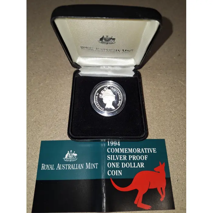1994 $1 Proof - MOB Commemorative Silver Proof Coin
