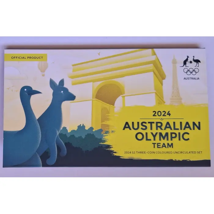 2024 $2 Australian Olympic Team Coin set