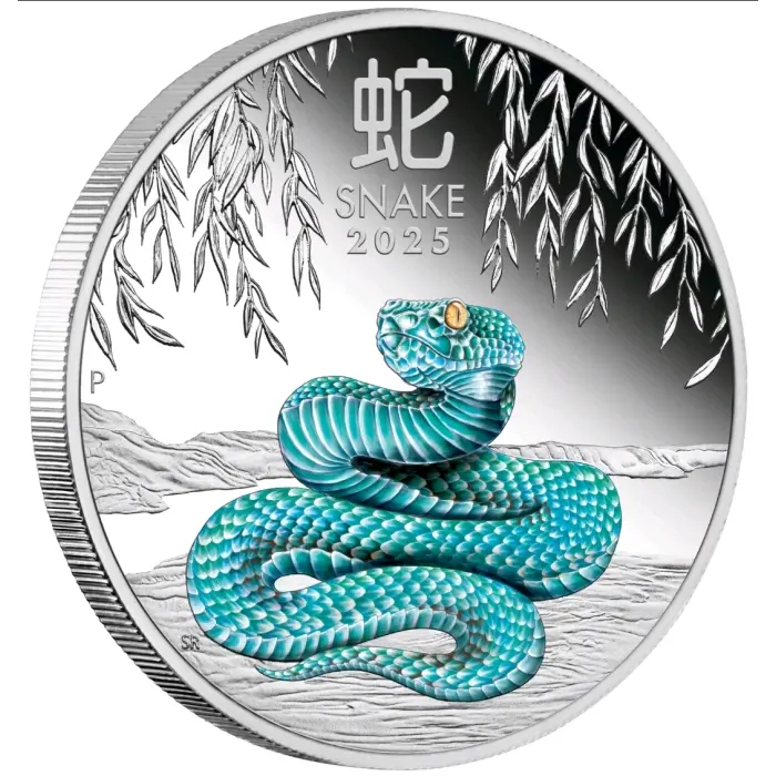 2025 Perth Mint Year of the Snake 1oz Silver Trio 3-Coin Type Set 99.99% Pure