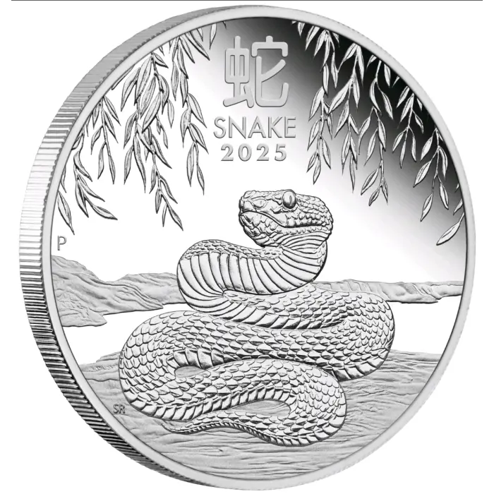 2025 Perth Mint Year of the Snake 1oz Silver Trio 3-Coin Type Set 99.99% Pure