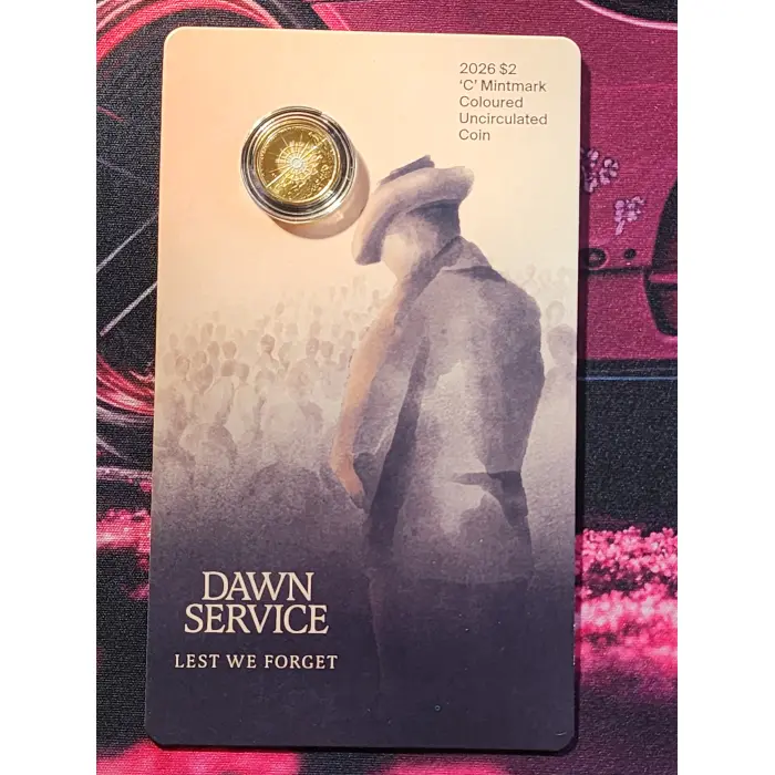 Dawn service $2 2026 'c' mintmark