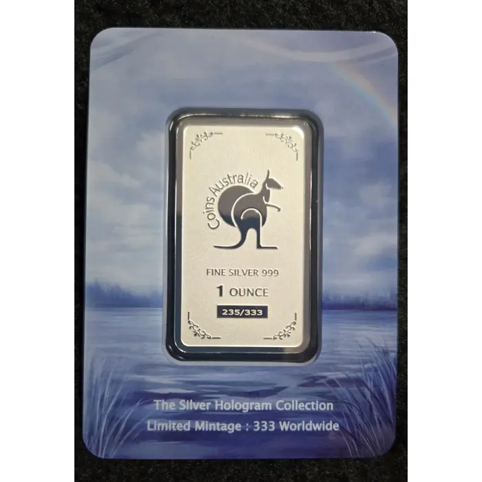 2026 Wings of wonder Swan Guardian of grace 1 oz silver holographic bar