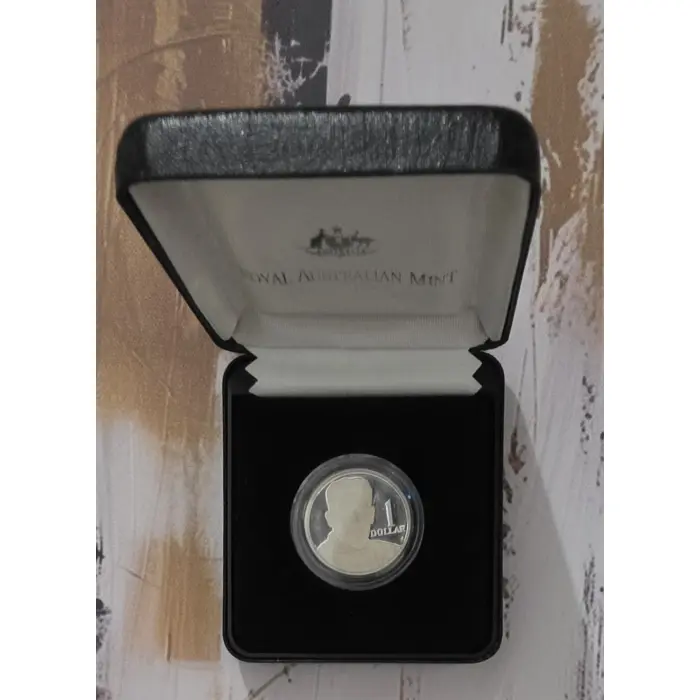 1998 One Dollar Fine Silver Proof Coin - Howard Florey 1898-1968
