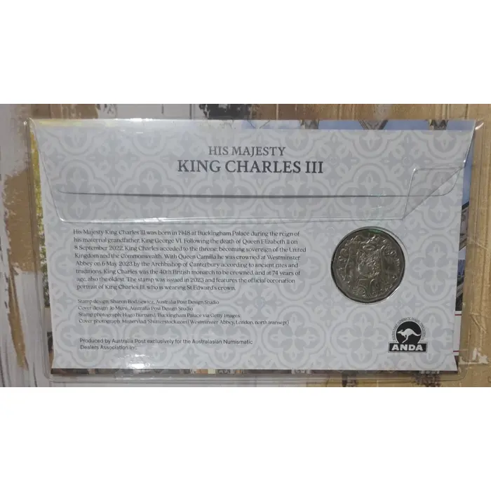 2025 His Majesty King Charles III ANDA Hobart Money EXPO 50c Coin 15 153/750