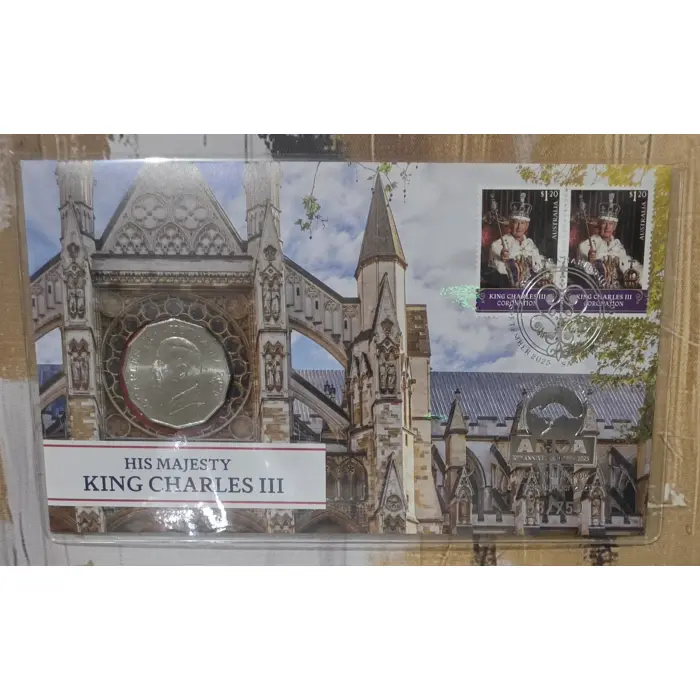 2025 His Majesty King Charles III ANDA Hobart Money EXPO 50c Coin 15 153/750