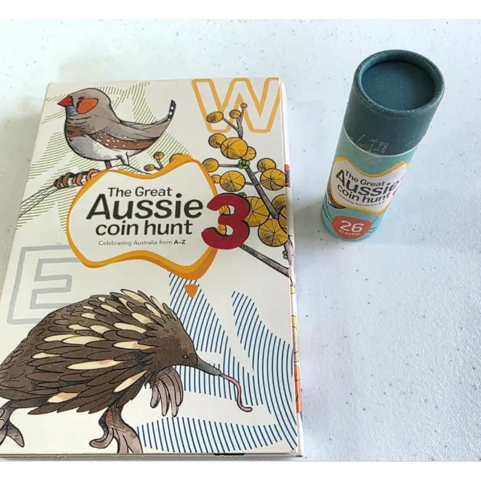 2022 Great Aussie Coin Hunt 3 Folder & Tube Set $1