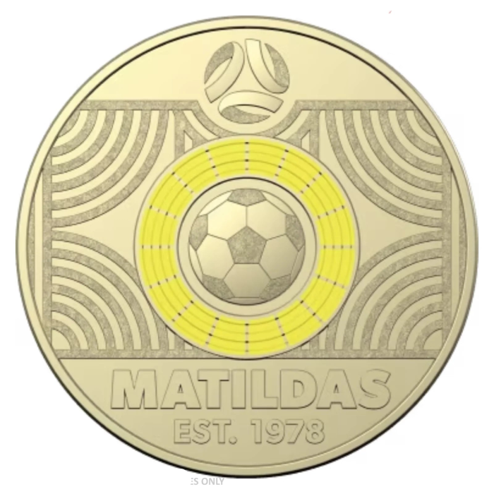 $2 2023 Matildas Yellow - CIRCULATED