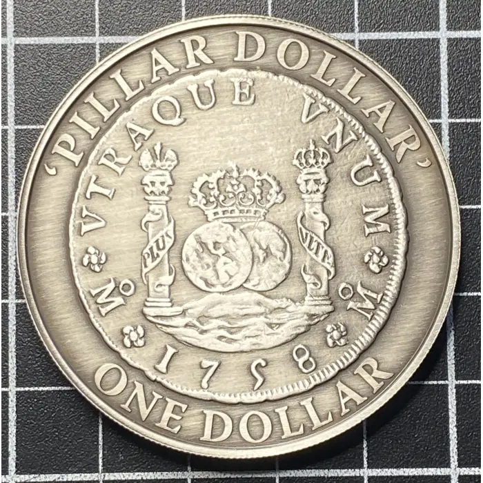 2006 60.5 gram FINE SILVER SPANISH PILLAR DOLLAR “SUBSCRIPTION” COIN