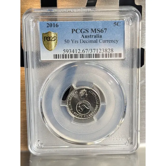 2016 5c decimal changeover MS67