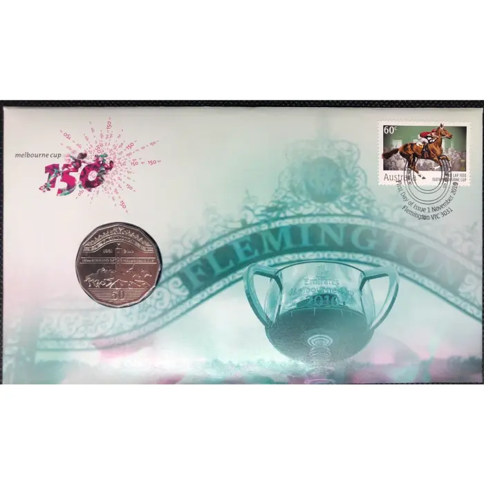 2010 50c 150th Running of the Melbourne Cup PNC