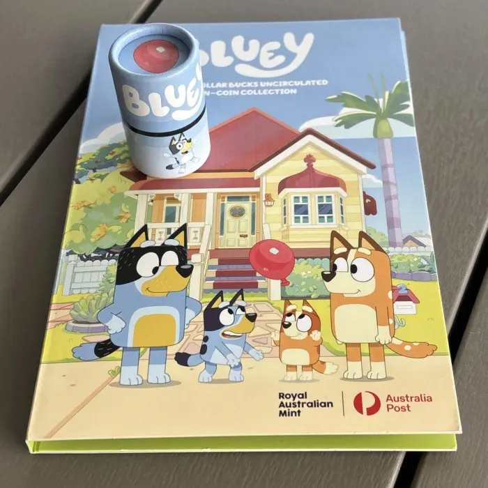 2024 Bluey $1 10x Coin Tube & Folder - Sealed UNC