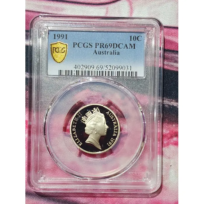 1991 10c PCGS PR69DCAM.
