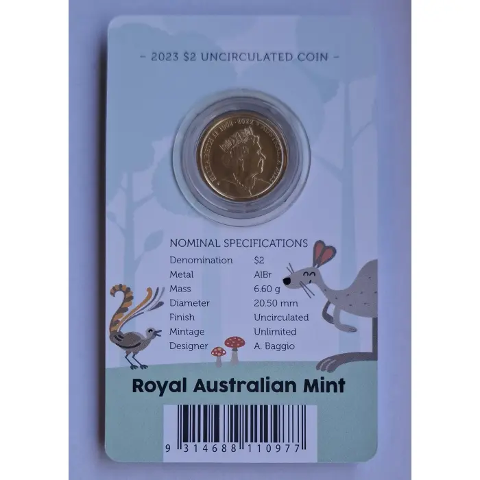 2023 $2 Toothfairy Carded Coin