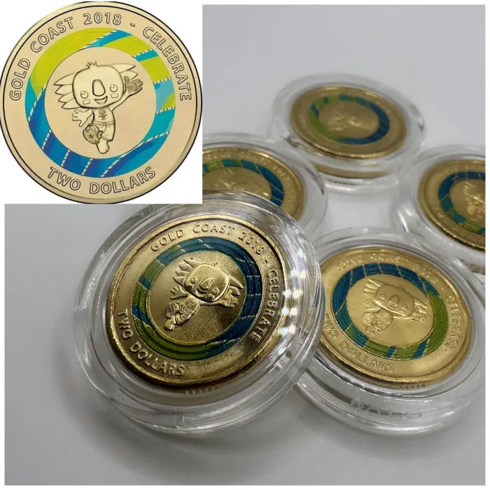UNC 2018 Goldcoast Barobi $2 Coin - In Lighthouse Capsule