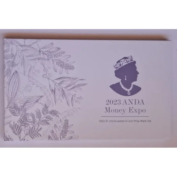 2023 $1 ANDA Money Expo Four-coin Privy Mark set