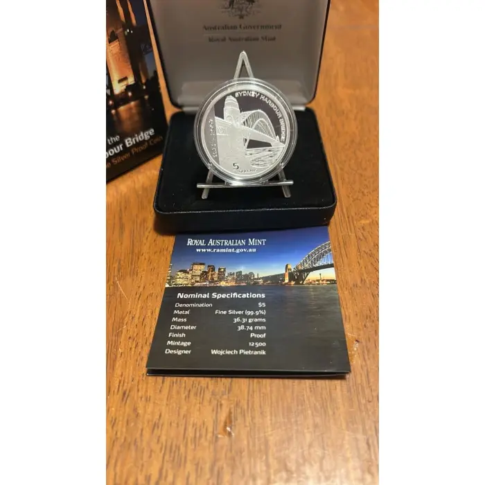 2007 Sydney Harbour Bridge Silver Proof