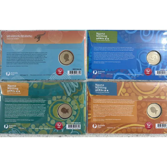 Kalkadoon Dreaming complete set of 4 PNC