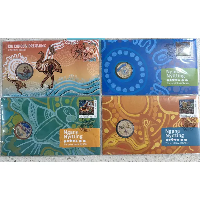 Kalkadoon Dreaming complete set of 4 PNC