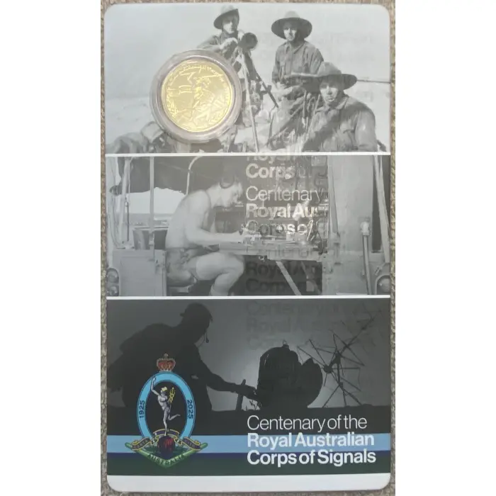 2025 Centenary of the Royal Australian Corps of Signals Uncirculated  $1 coin