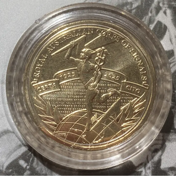 2025 Centenary of the Royal Australian Corps of Signals Uncirculated  $1 coin