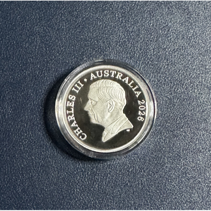 2026 $5 Baby Tasmanian Devil 1oz Fine Silver Proof Coin