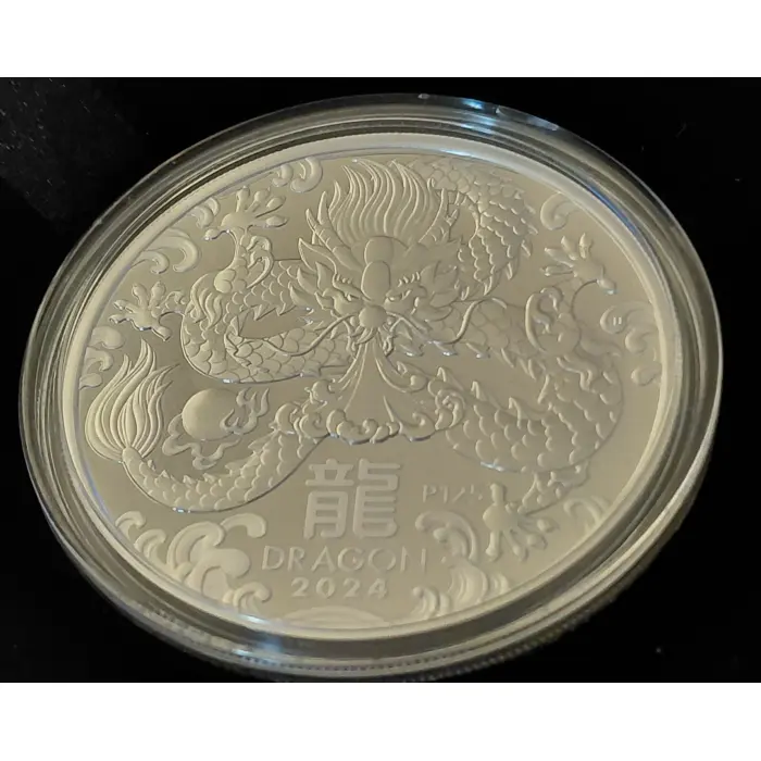Australian Lunar Series 111  2024 Year of the Dragon 1oz Silver Proof Coin  