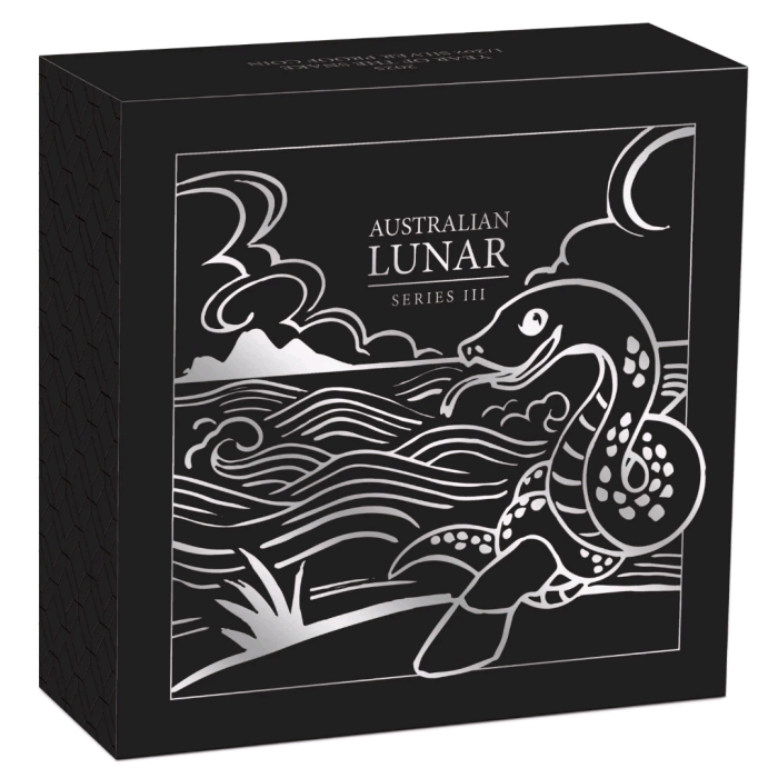 2025 Perth Mint  Lunar Snake 1/2oz Silver  Coloured Coin