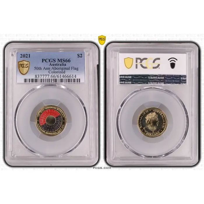 2021 - MS66 - Aboriginal Flag