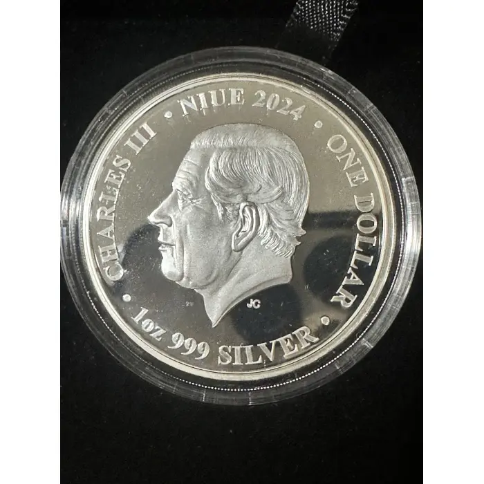 2024 1oz Silver Mars from Phobos Proof Coin