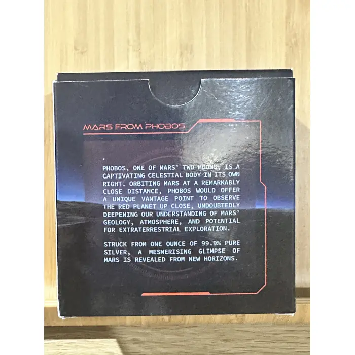 2024 1oz Silver Mars from Phobos Proof Coin