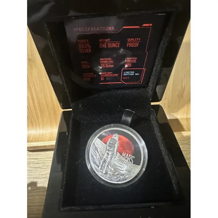 2024 1oz Silver Mars from Phobos Proof Coin