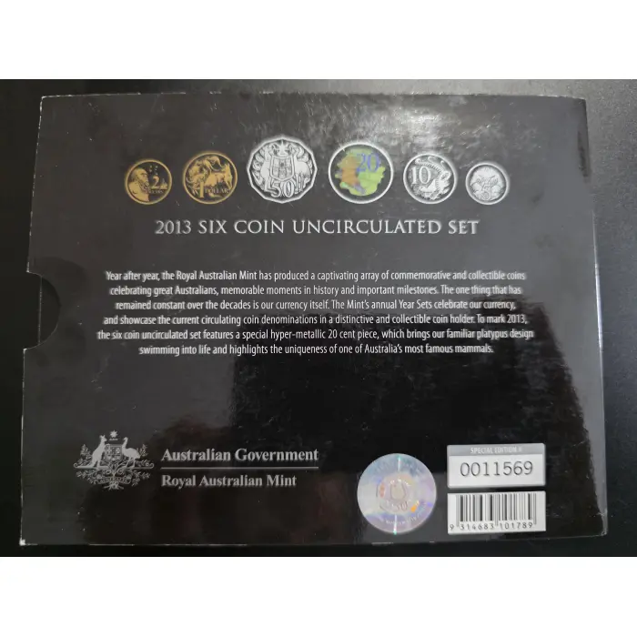 2013 Six Coin Uncirculated Set Special Edition 