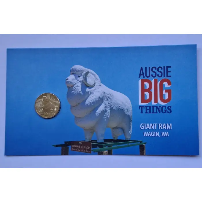 2023 $1 Aussie Big Things- Giant RAM PNC *No outer stamp cover*