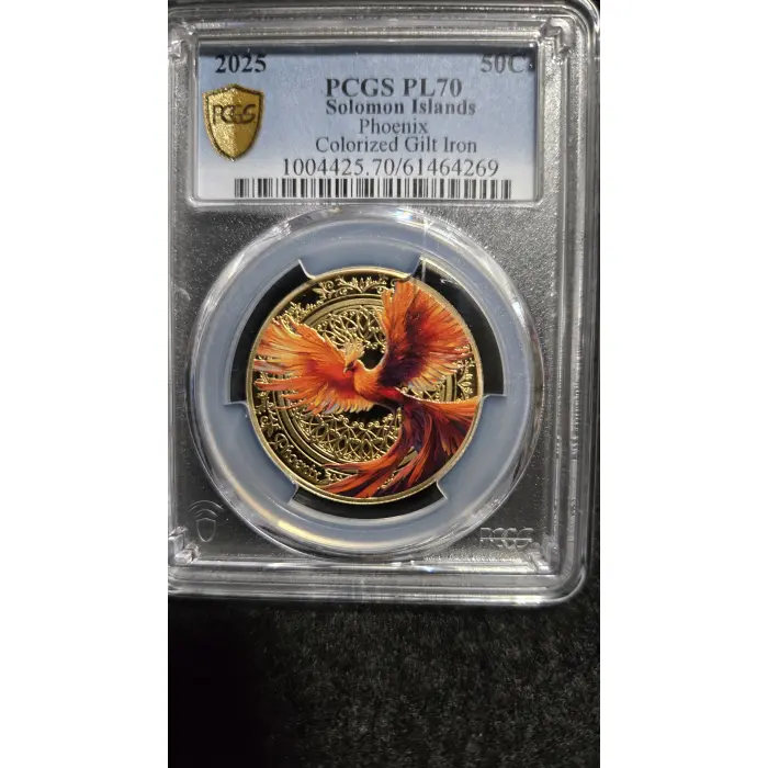2025 PL70 50c Solomon Islands Phoenix