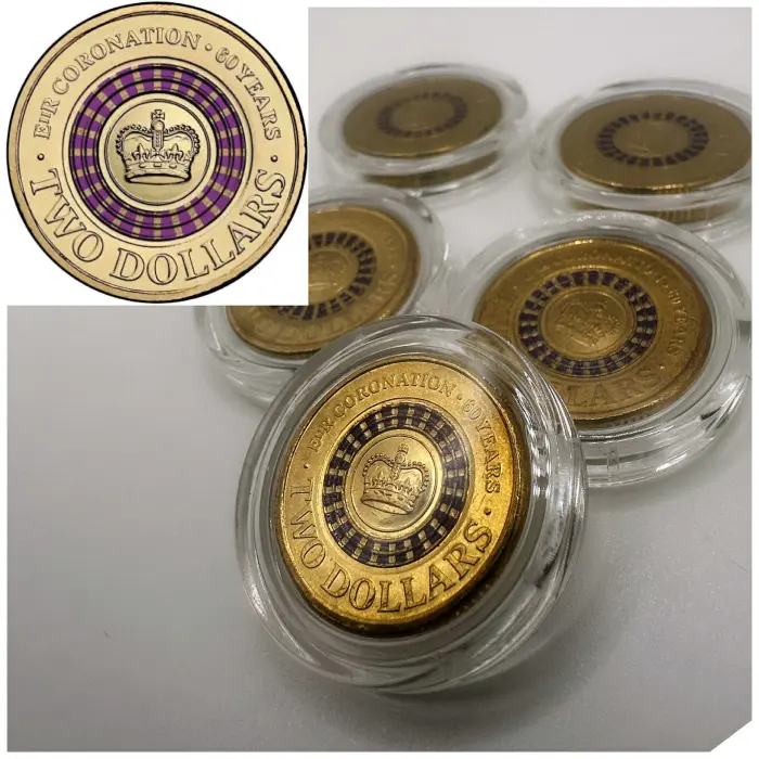 1x UNC 2013 Coronation $2 Coin - In Lighthouse Capsule