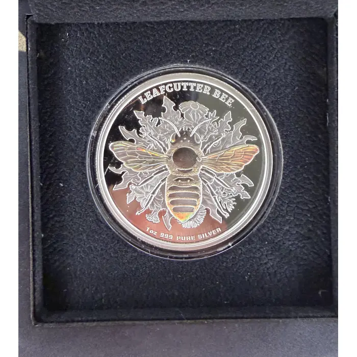 2026 Australia Native Bees Leafcutter Bee 1oz Silver Proof Coin