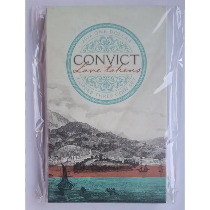 2016 $1 Convict Love Token Carded Three-coin Set