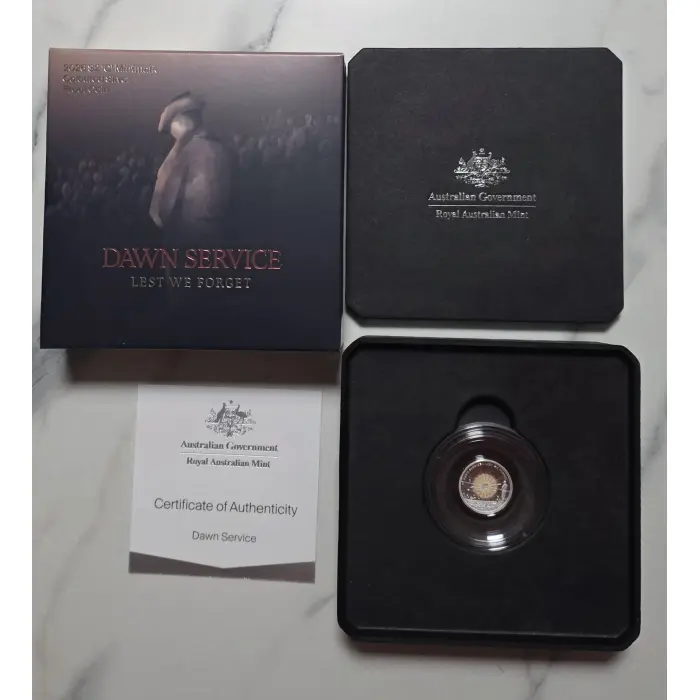 2026 $2 Dawn Service ‘C’ Mintmark Coloured Silver Proof Coin 