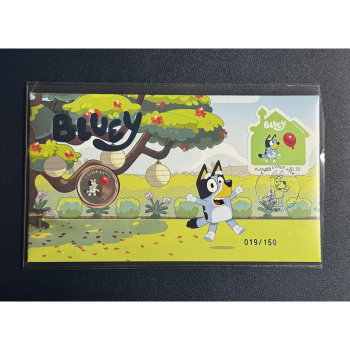 2024 $1 Bluey Silver Proof Coin PNC Limited Edition 19/150