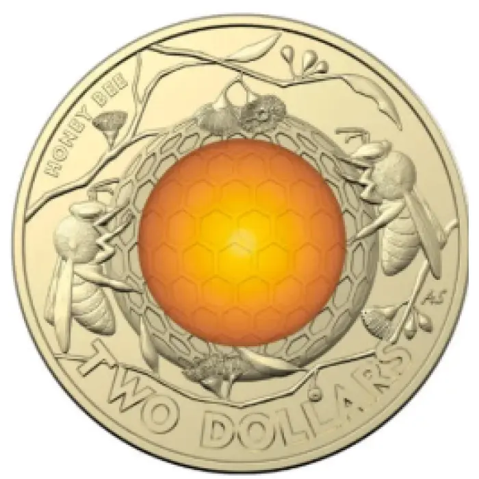 2022 $2 Honey Bee coin (Circulated Condition)