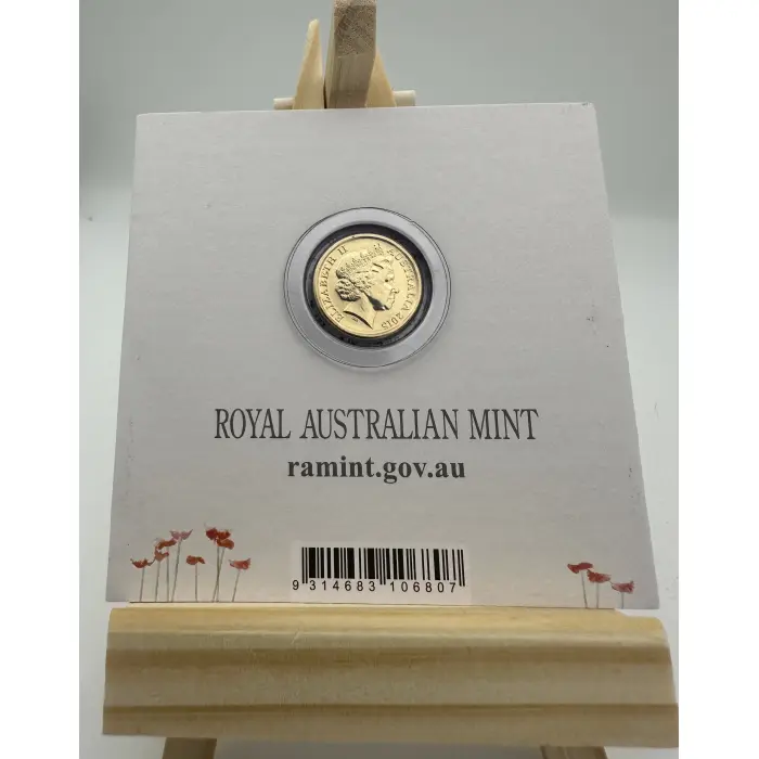 2015 $2 Remembrance Flanders Fields C Mintmark Card Unc