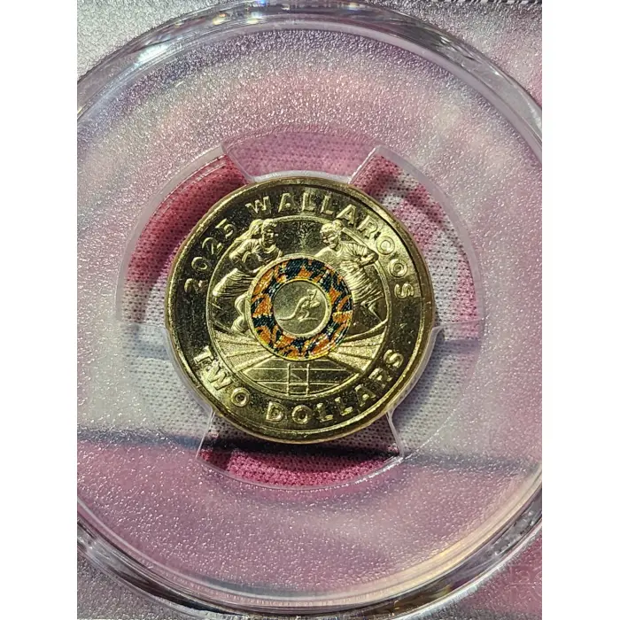 2025 wallabies and wallaroos pcgs ms65 $2 