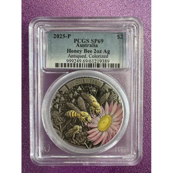 SP69 2oz Antiqued Honey Bee 2025