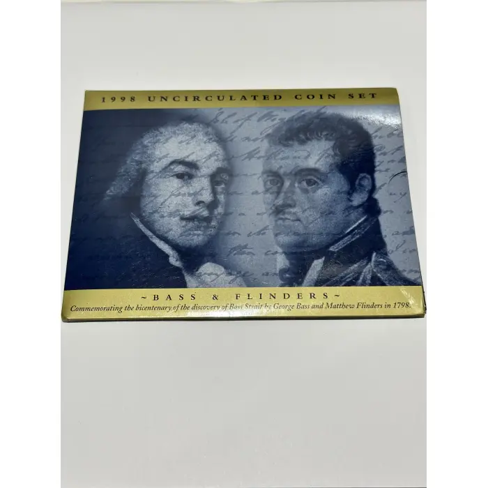 1998 uncirculated coin set Bass and Flinders