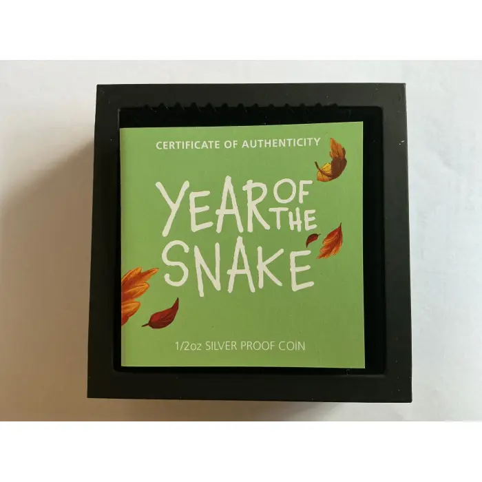 2025 coloured 1/2 oz silver proof baby snake 