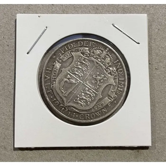 Great Britain 1914 Silver Half Crown Circulated coin