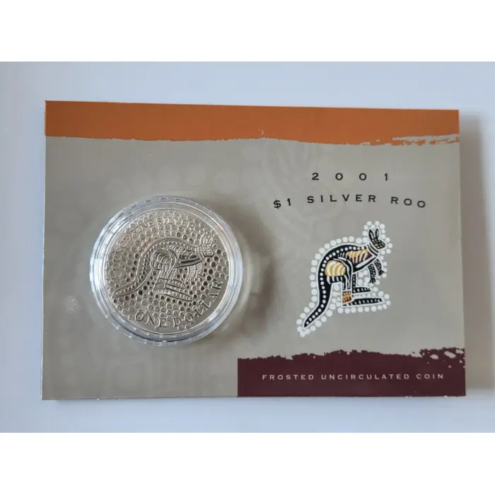 2001 Silver Kangaroo 0.999 1 ounce silver