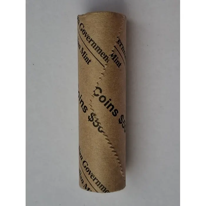 2018 $2 Lest We Forget- Eternal Flame T/T Coloured Mint Roll (25 Coins)
